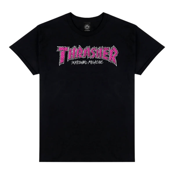 Thrasher - Brick Tee (Black) *SALE